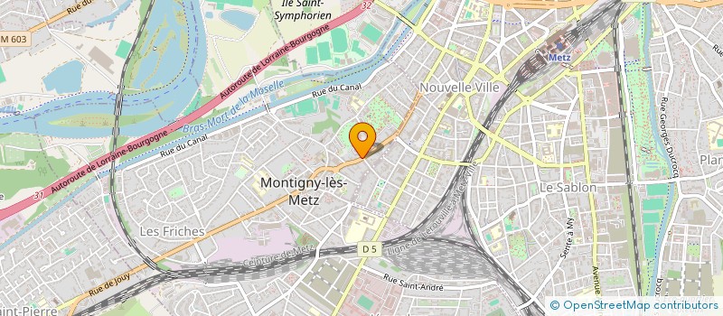 localisation de l'entreprise TEDI à MONTIGNY-LES-METZ