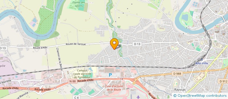 localisation de l'entreprise TEDIM à ALBI