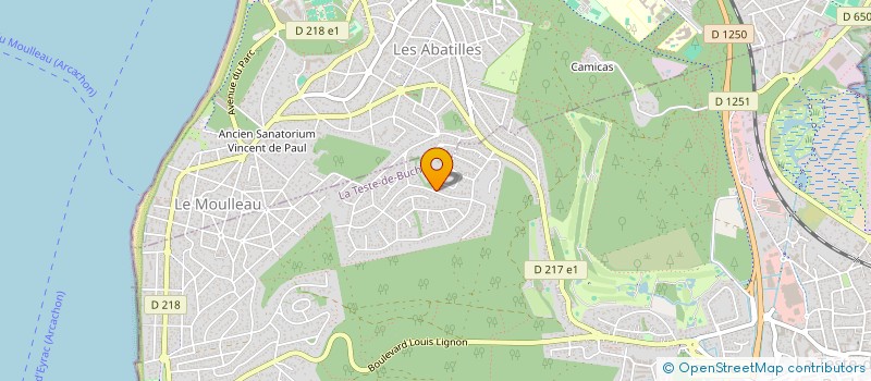 localisation de l'entreprise TEDIMI LOISIRS à LA TESTE-DE-BUCH