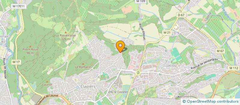 localisation de l'entreprise TEDIMMO  CLAPIERS