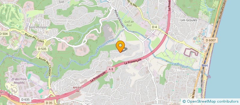 localisation de l'entreprise TEDIMPEX AUTO  ANTIBES