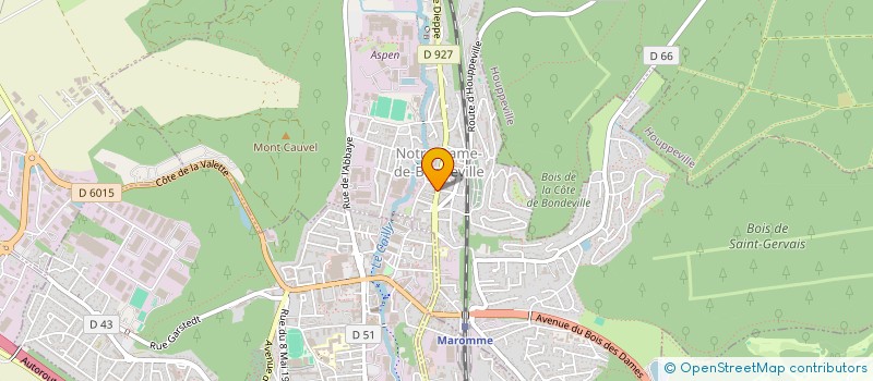 localisation de l'entreprise TEDINVEST  NOTRE-DAME-DE-BONDEVILLE