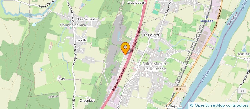 localisation de l'entreprise TEDISA  SAINT-MARTIN-BELLE-ROCHE