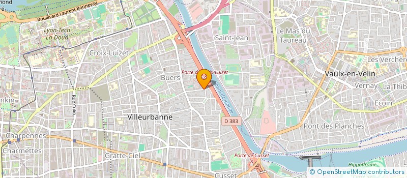 localisation de l'entreprise TEDIT à VILLEURBANNE