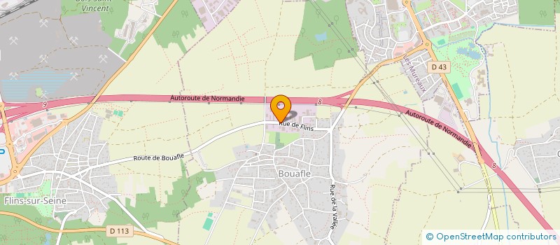 localisation de l'entreprise TEDJ à BOUAFLE