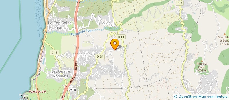 localisation de l'entreprise TEDJEE HOARAU à SAINT-LEU