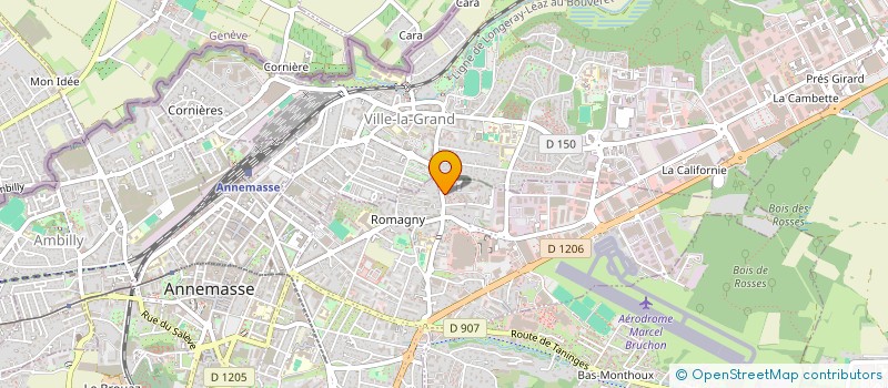 localisation de l'entreprise TEDLOU à ANNEMASSE
