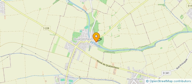 localisation de l'entreprise TEDONE INVEST  QUATZENHEIM