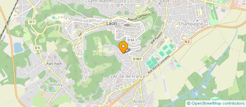 localisation de l'entreprise TEDONG à LAON