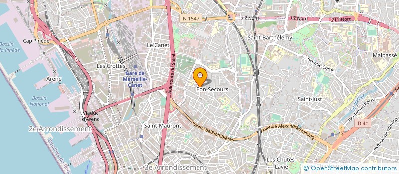 localisation de l'entreprise TEDP à MARSEILLE