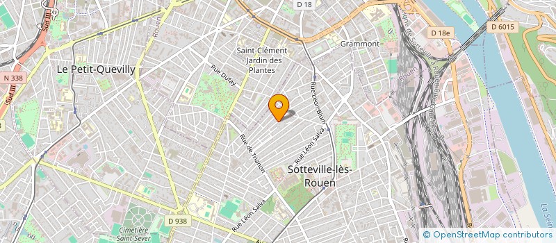 localisation de l'entreprise TEDRAG  SOTTEVILLE-LES-ROUEN