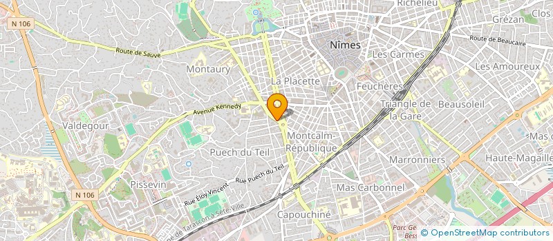 localisation de l'entreprise TEDRARIG  NIMES