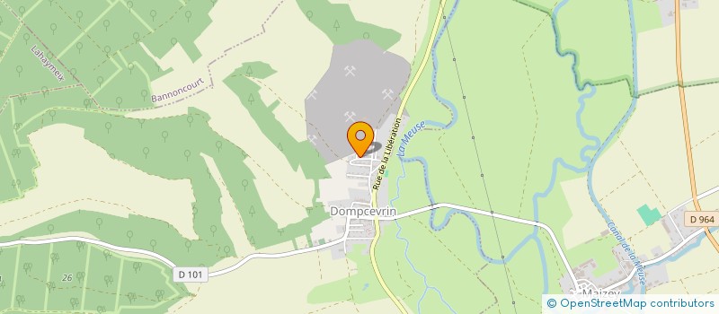 localisation de l'entreprise TEDSAND à DOMPCEVRIN