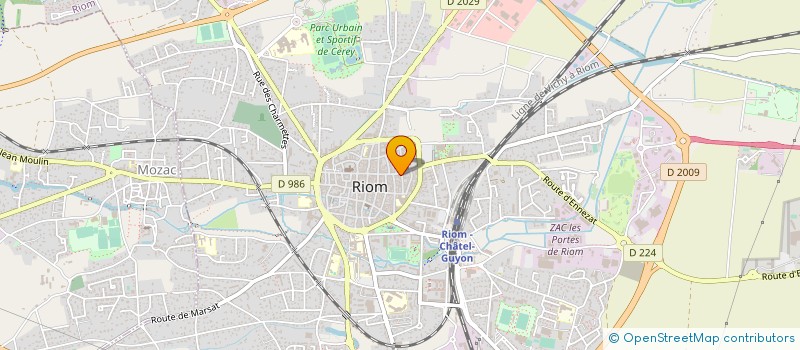 localisation de l'entreprise TEDSMOKE  RIOM