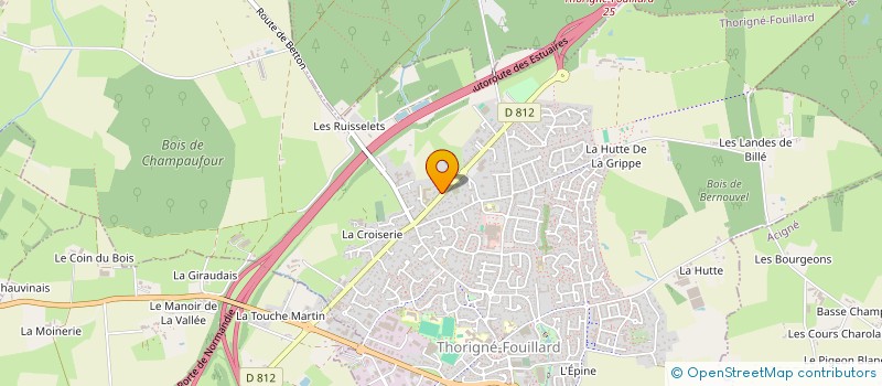 localisation de l'entreprise TEDXUNIVERSITYSTRASBOURG  THORIGNE-FOUILLARD