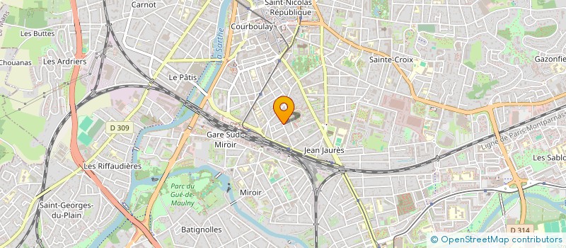 localisation de l'entreprise TEDY  LE MANS