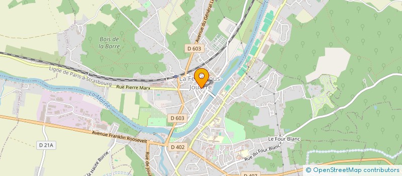 localisation de l'entreprise TEDY CHAUSS à LA FERTE-SOUS-JOUARRE