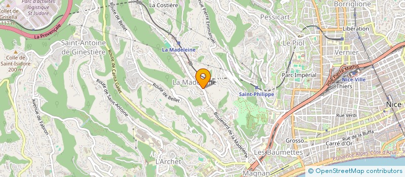 localisation de l'entreprise TEE FRANCE à NICE