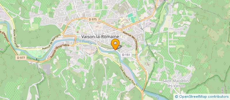 localisation de l'entreprise TEE GOLF à VAISON-LA-ROMAINE