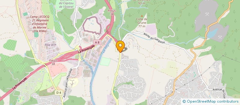 localisation de l'entreprise TEE PAYSAGE TRAVAUX ET ENTRETIEN PAYSAGE à FREJUS