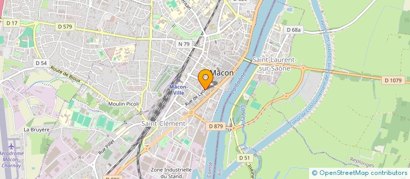 localisation de l'entreprise TEE SHIRT MACONNAIS à MACON