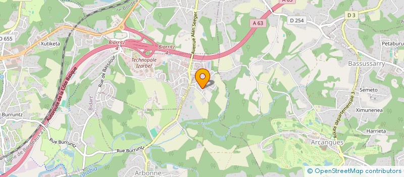 localisation de l'entreprise TEE & SWING  ARBONNE