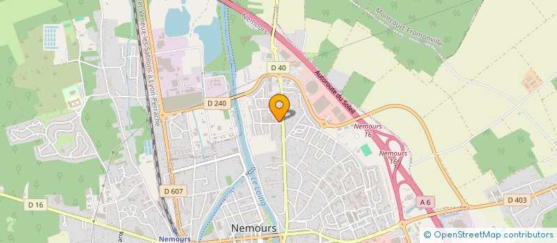 localisation de l'entreprise TEEC SARL TRANSMISS ELECTRON COMMUNICAT à NEMOURS