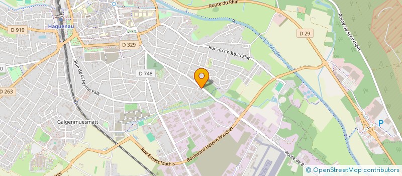 localisation de l'entreprise TEEG  HAGUENAU