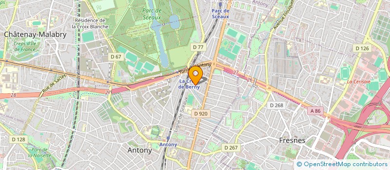 localisation de l'entreprise TEEKIM à ANTONY