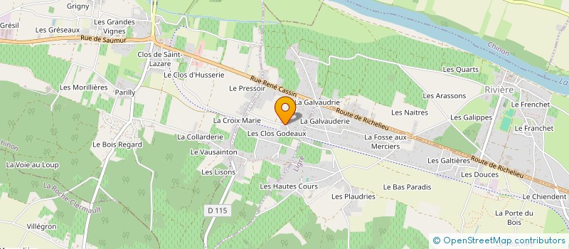 localisation de l'entreprise TEEM  RIVIERE