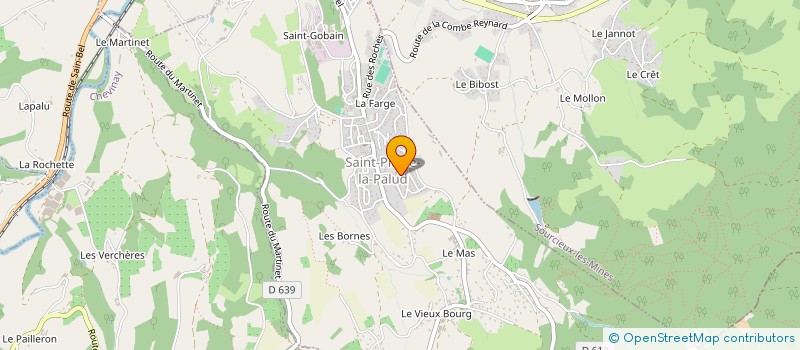 localisation de l'entreprise TEEM E.S.P ENTREPRISE SPORT PERFORMANCE (TEEM E.S.P)  SAINT-PIERRE-LA-PALUD