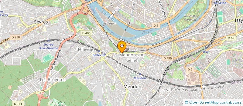 localisation de l'entreprise TEEN PRESTIGE  MEUDON