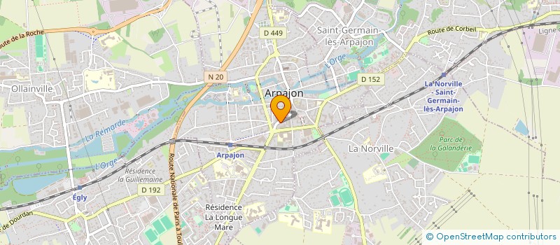 localisation de l'entreprise TEEN'S BURGER à ARPAJON