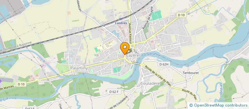 localisation de l'entreprise TEEN STORE  CAZERES