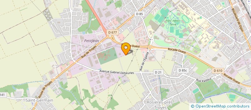 localisation de l'entreprise TEEPEE  ROSIERES-PRES-TROYES