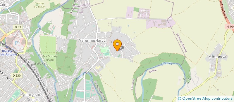 localisation de l'entreprise TEEPI SERVICES  VARENNES-JARCY