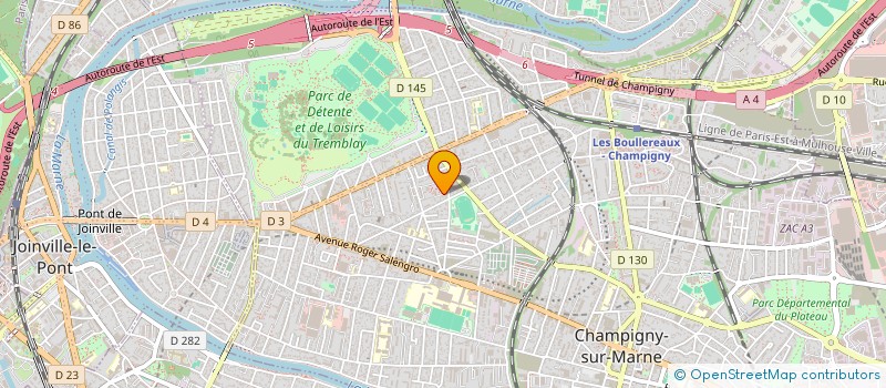localisation de l'entreprise TEF VAL DE MARNE à CHAMPIGNY-SUR-MARNE
