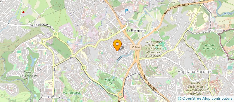 localisation de l'entreprise TEFI à MONTPELLIER