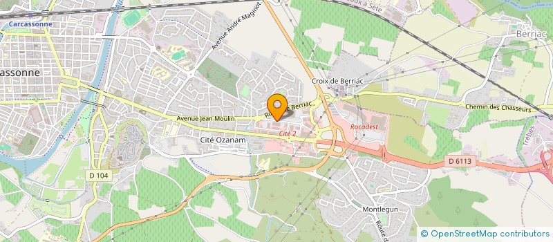 localisation de l'entreprise TEFIADIS à CARCASSONNE