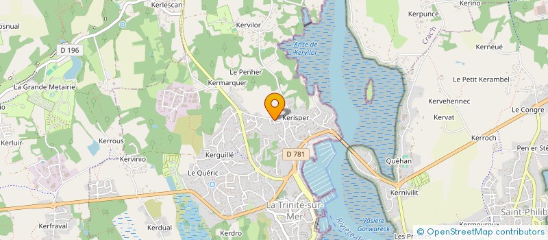 localisation de l'entreprise TEFIP  LA TRINITE-SUR-MER