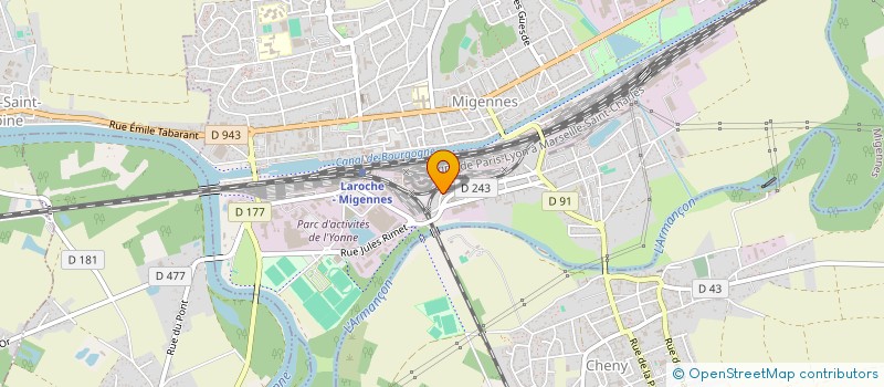 localisation de l'entreprise TEFO  MIGENNES