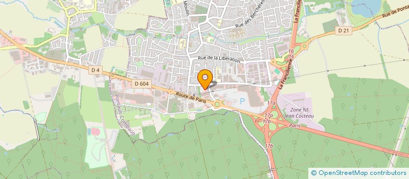 localisation de l'entreprise TEG FONCIER à PONTAULT-COMBAULT
