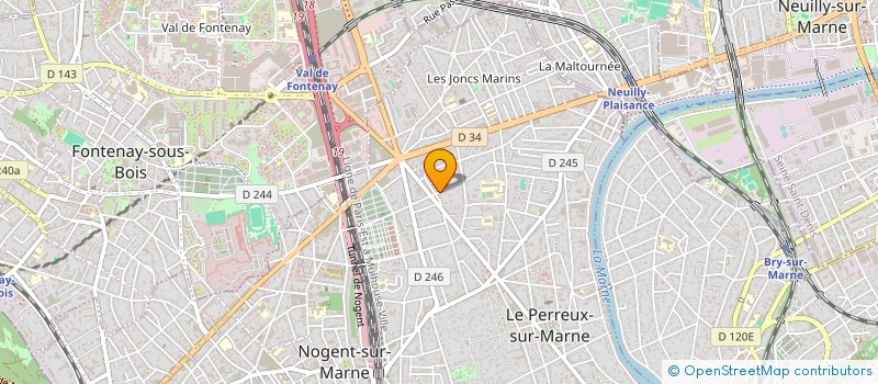 localisation de l'entreprise TEGA RENOV  LE PERREUX-SUR-MARNE