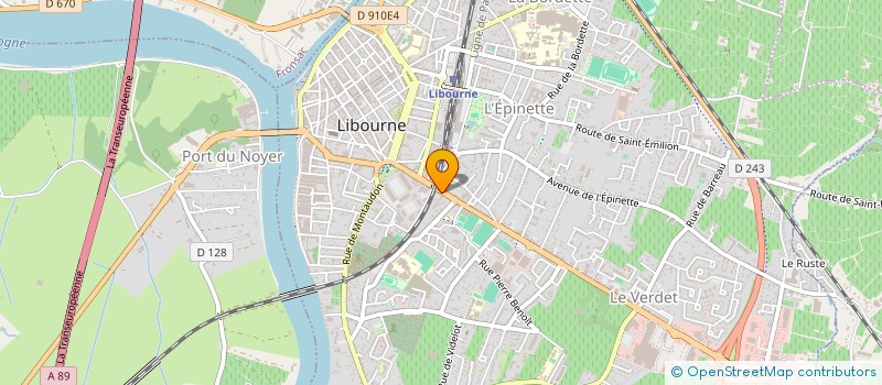 localisation de l'entreprise TEGAWENDE  LIBOURNE