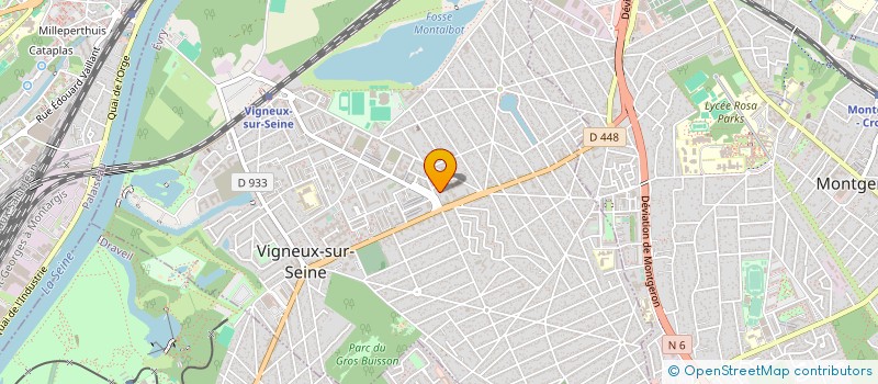 localisation de l'entreprise TEGB  VIGNEUX-SUR-SEINE