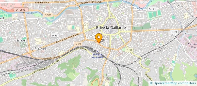 localisation de l'entreprise TEGEL 2  BRIVE-LA-GAILLARDE