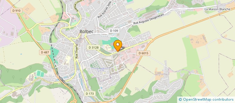localisation de l'entreprise TEGELEC à BOLBEC