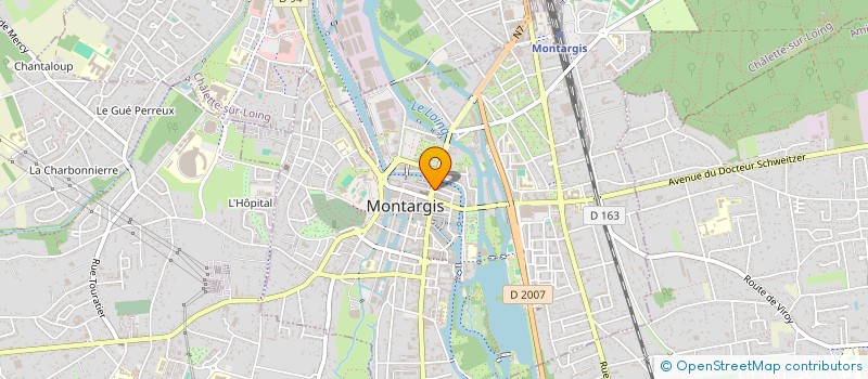 localisation de l'entreprise TEGEO à MONTARGIS