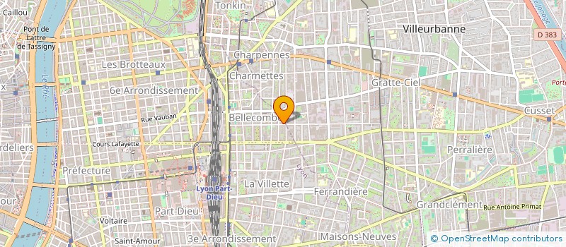 localisation de l'entreprise TEGGAR TRANSPORTS à LYON