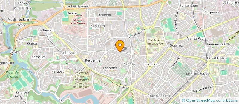 localisation de l'entreprise TEGO  BREST